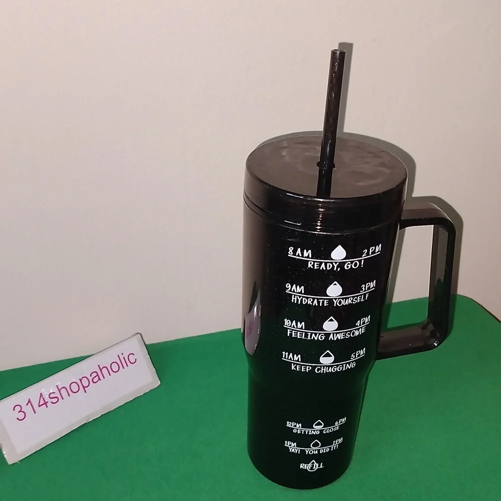 30 Oz. Hydration Tracker Tumbler With Straw